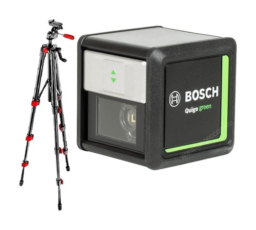 Лазерный нивелир Bosch Quigo Green с калибровкой со штативом
