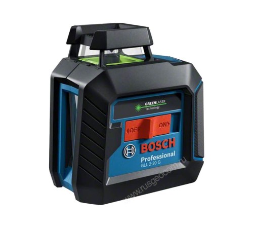 Лазерный уровень Bosch GLL 2-20 G с калибровкой + BT 150 с зеленым лучом