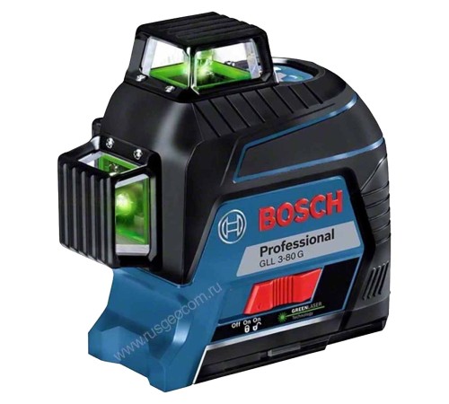 Лазерный уровень Bosch GLL 3-80 G Professional с калибровкой