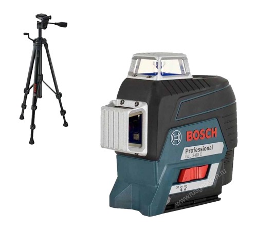 Лазерный уровень Bosch GLL 3-80 C с калибровкой + BT 150