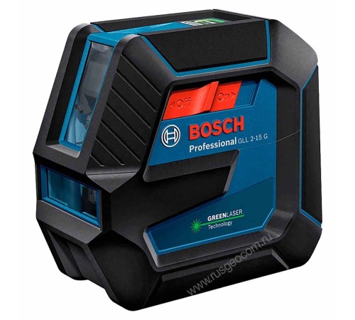 Лазерный уровень Bosch GLL 2-15 G Professional с калибровкой
