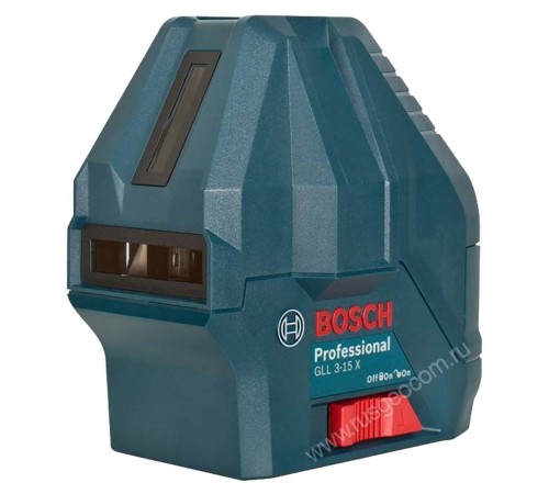 Лазерный уровень Bosch GLL 3-15 X с калибровкой
