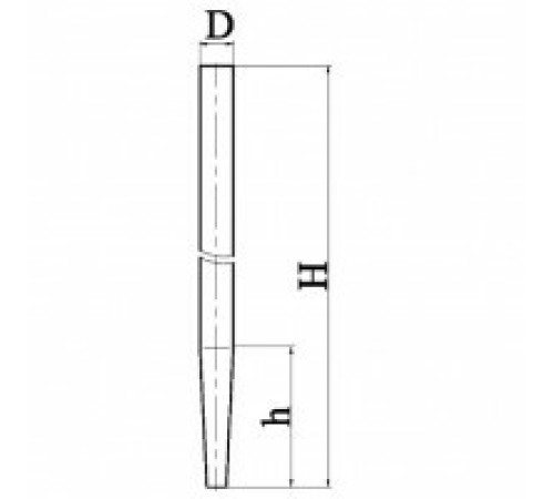 Пробоотборник, эскиз 2-593 Пробоотборник, эскиз 2-593